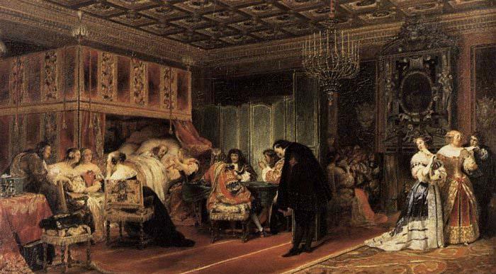 Paul Delaroche Cardinal Mazarin's Last Sickness